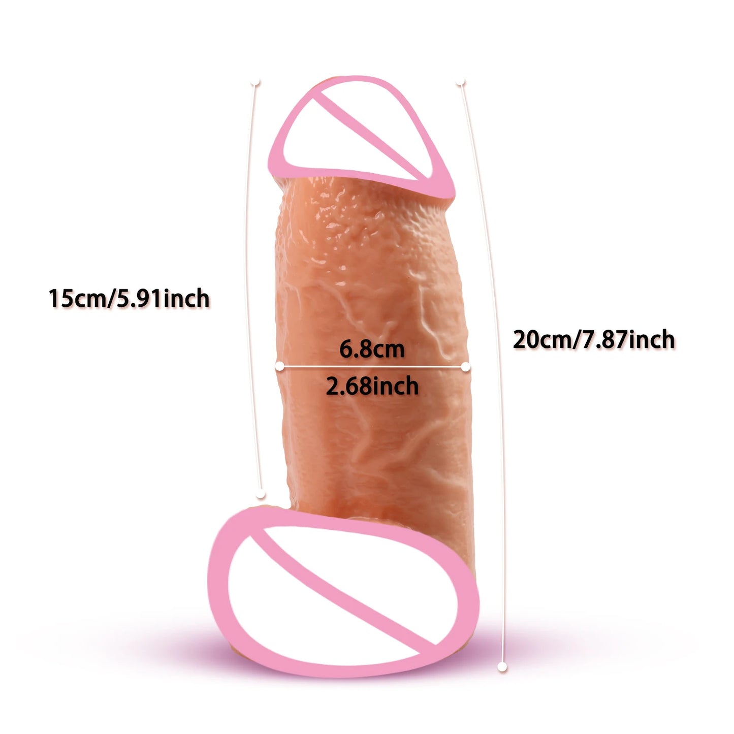 Realistic G-Spot Dildo with Suction Cup Long Penis
