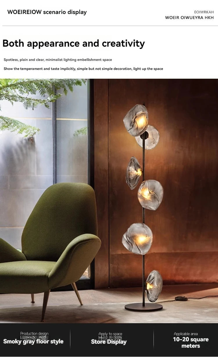 Artpad Italian Glass Floor Lamp