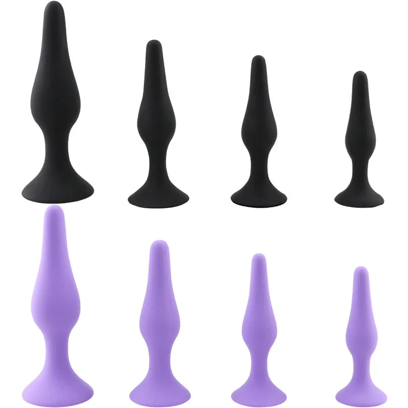 Silicone Anal Plug Butt Plug Anus Stimulation Prostate Massage Sex Toys