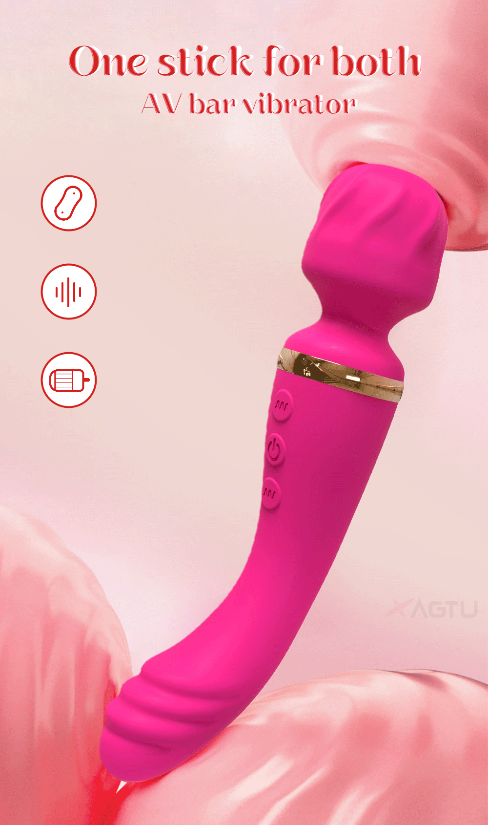 Powerful Ava Bar Vibrator Wand Dildos Sex Toys for Woman