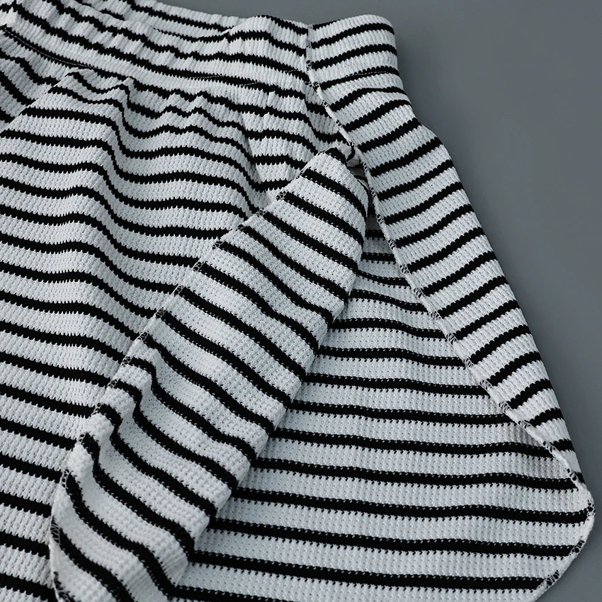 Linad Striped V-Neck Set