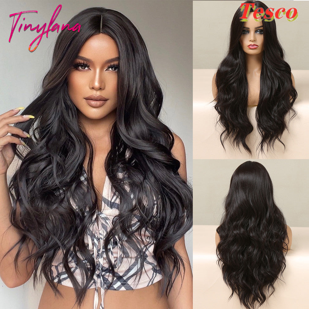 Long Black Wavy Wig