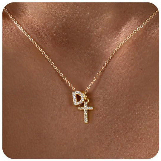 Copper Letter Necklace - Personalized A-Z