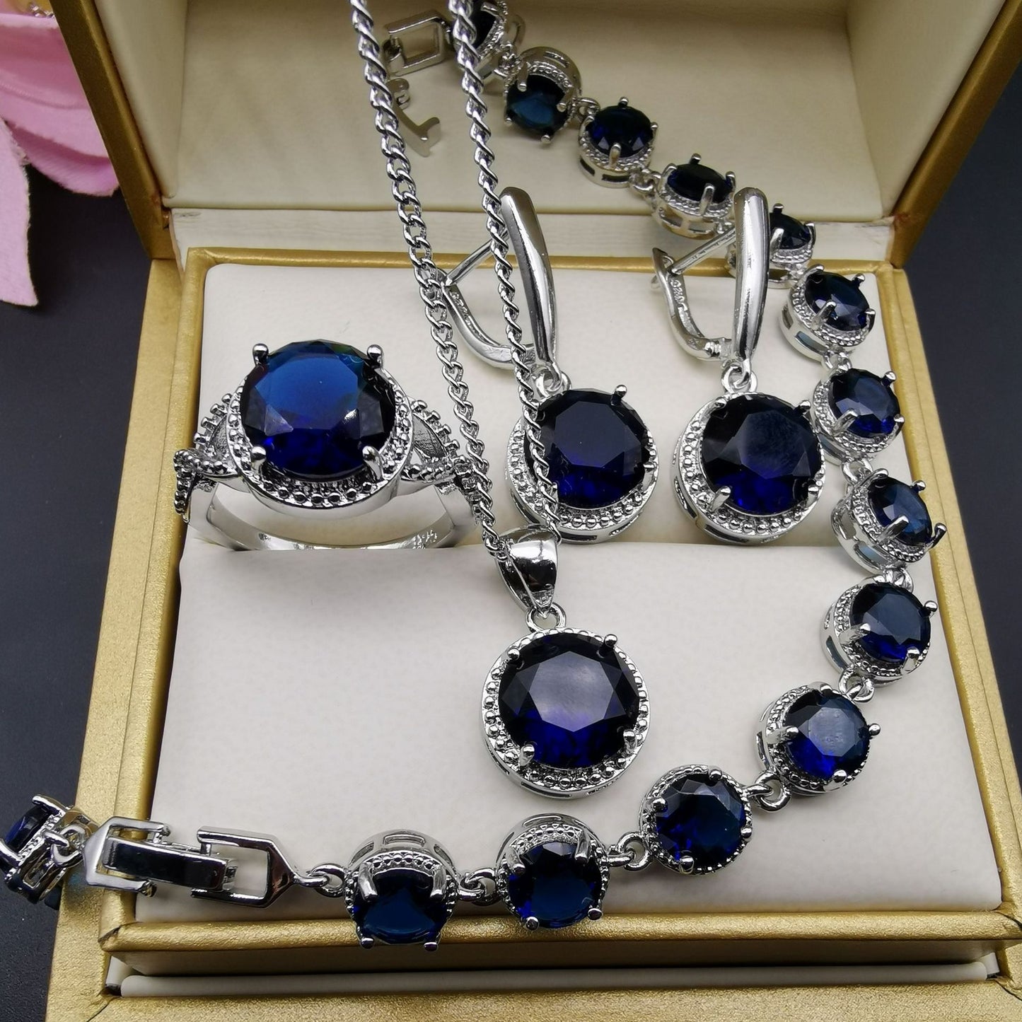 Love Heart Jewelry Set - 4 Piece Collection