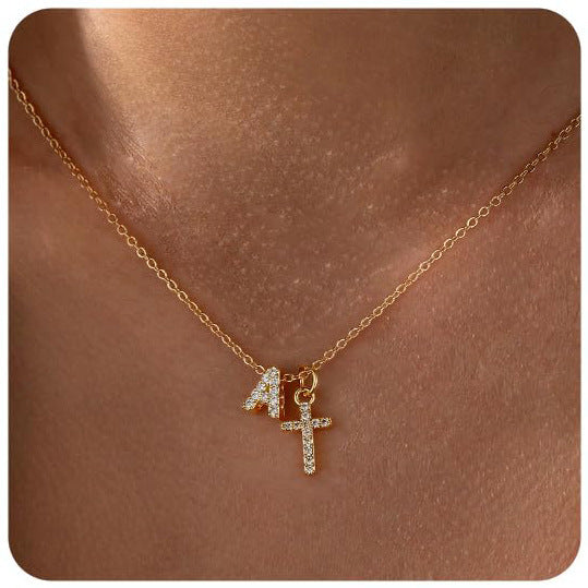 Copper Letter Necklace - Personalized A-Z
