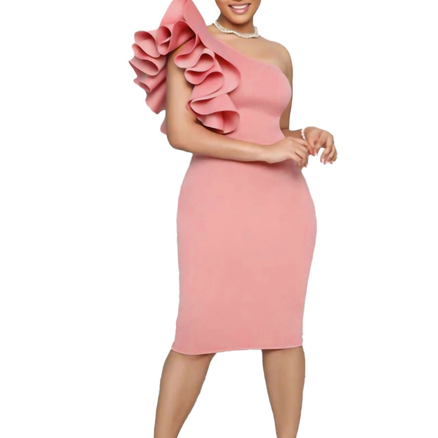 Cotton High Waist Step Dress