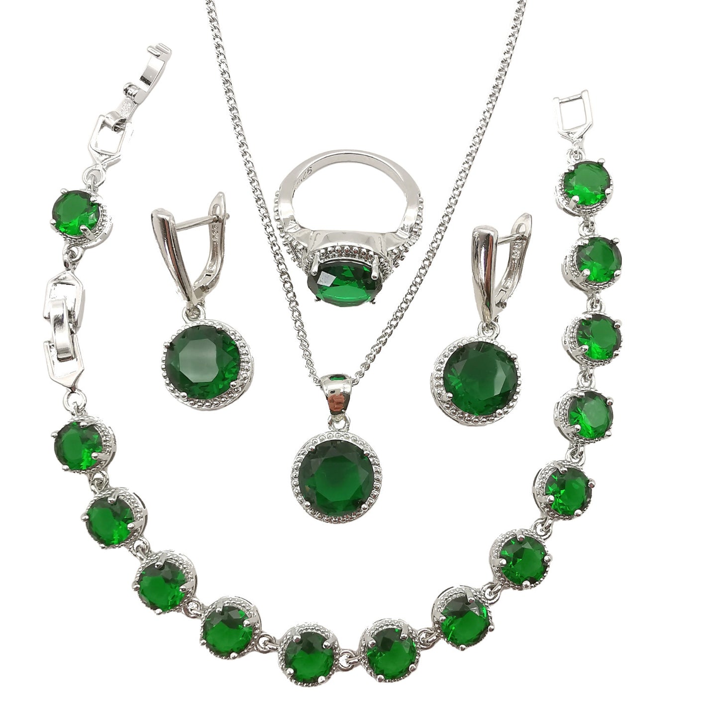 Love Heart Jewelry Set - 4 Piece Collection