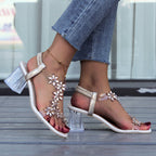 Fish Mouth PU Sandals The Max Mall