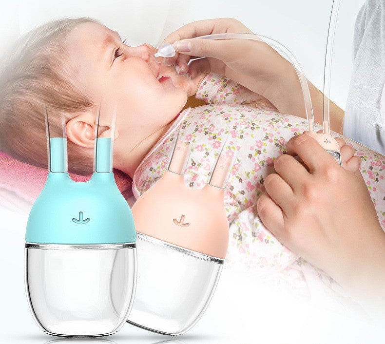 Convenient Baby Safe Nose Cleaner Vacuum Suction Nasal Mucus Runny Aspirator Inhale Baby Kids Healthy Care Stuff The Max Mall