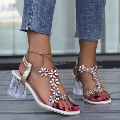 Fish Mouth PU Sandals