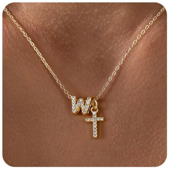 Copper Letter Necklace - Personalized A-Z