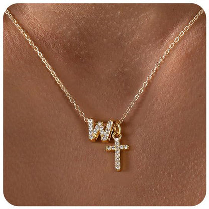 Copper Letter Necklace - Personalized A-Z