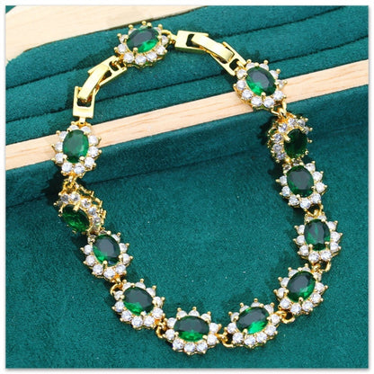 Retro Alloy Jewelry Set - 4 Pieces