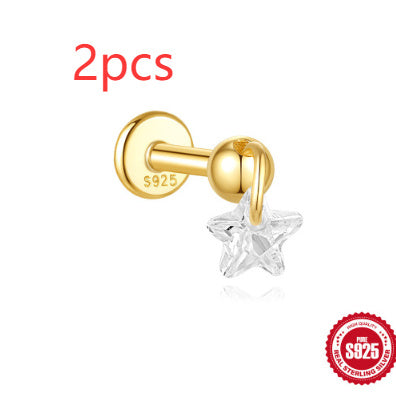 S925 Sterling Silver Geometric Earrings