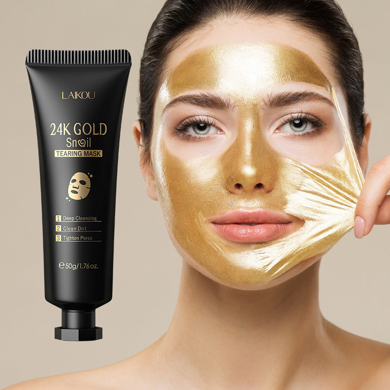 Gold Foil Snail Tear-Off Mask Hydrating The Max Mall