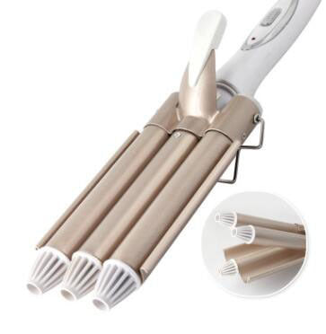 3-Barrel Hair Curling Iron 45W