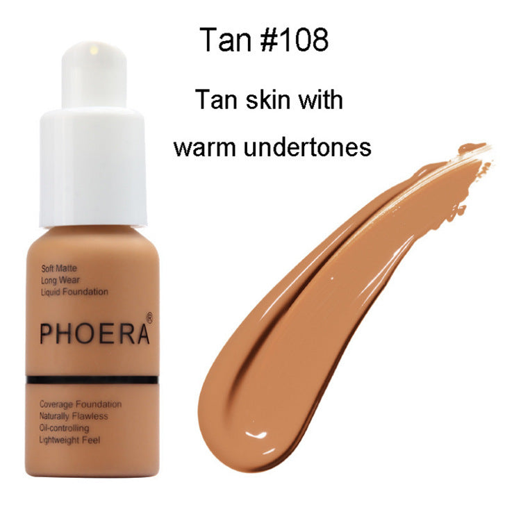 Explosive Press Type Oil Control Natural Color Matte Concealer Foundation Cream The Max Mall