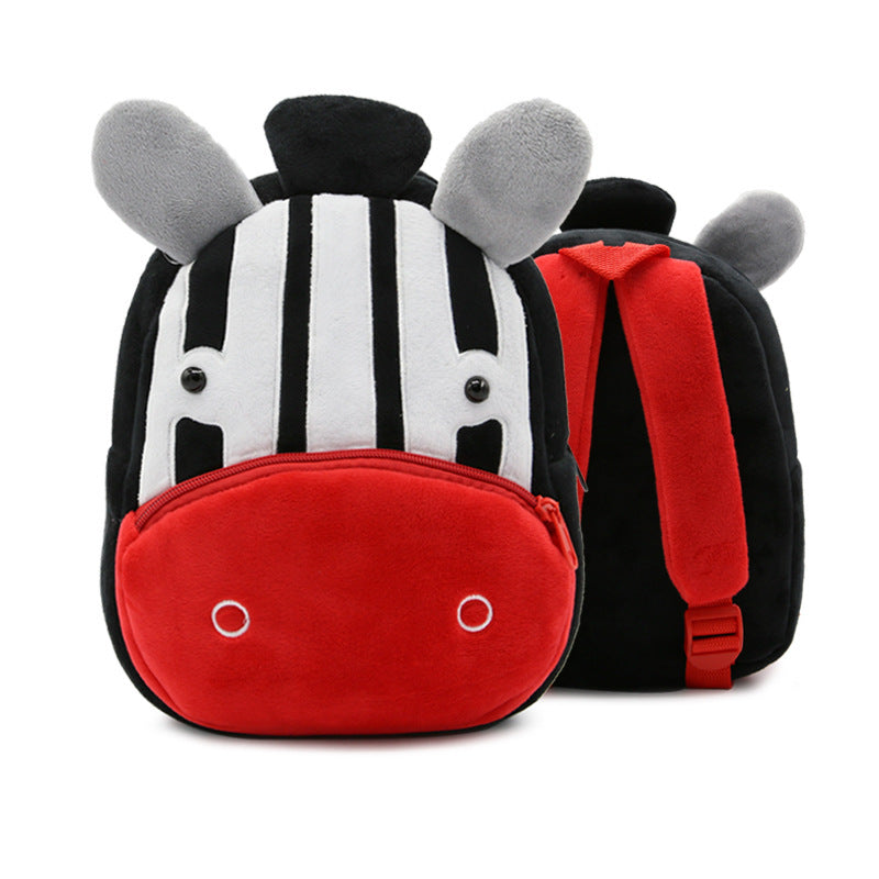 Cute Plush Backpacks Kindergarten Cartoon School Bags Children Animal Toys Bag The Max Mall