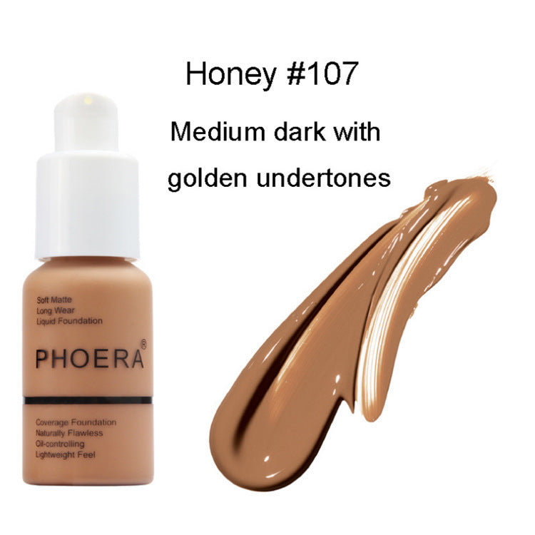 Explosive Press Type Oil Control Natural Color Matte Concealer Foundation Cream The Max Mall