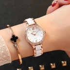 Women's Luxury Diamond Quartz Watch with Gift Box The Max Mall