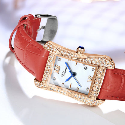 CHENXI Women's Diamond Watch - Irregular Dial