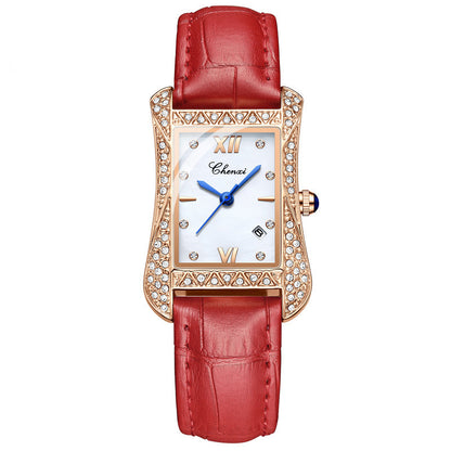 CHENXI Women's Diamond Watch - Irregular Dial