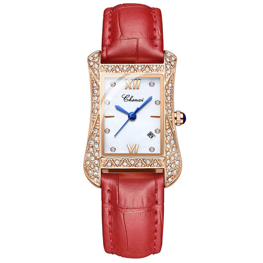 CHENXI Women's Diamond Watch - Irregular Dial