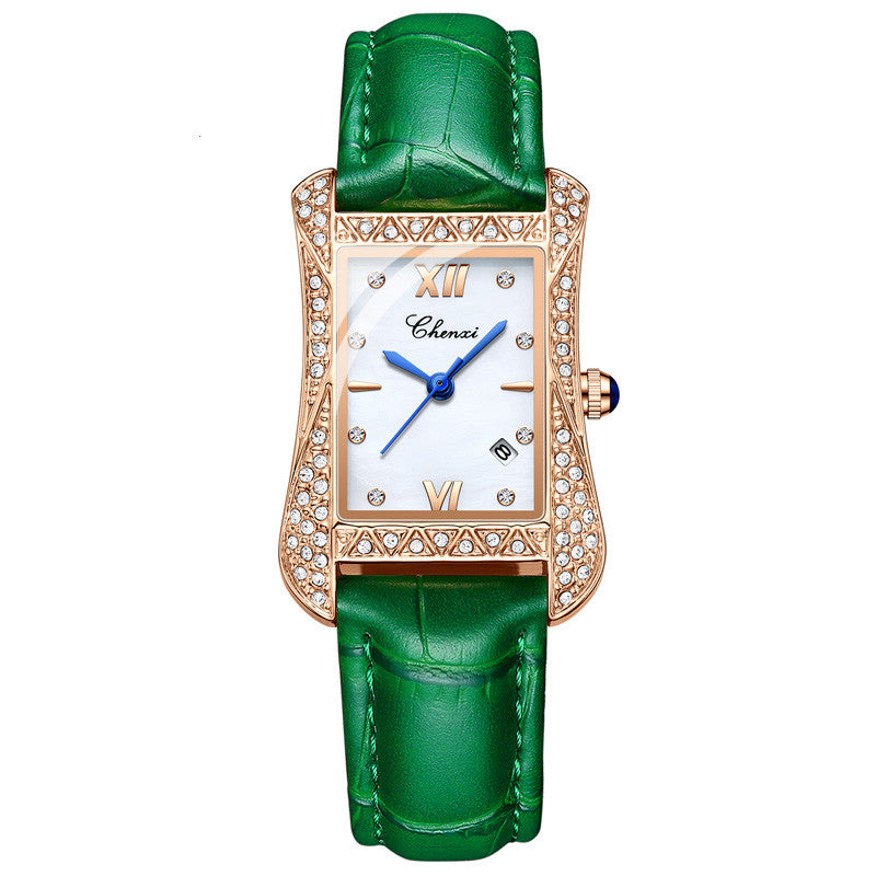 CHENXI Women's Diamond Watch - Irregular Dial