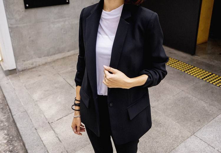 Korean Sweet Style Two-Piece Suit - Polyester The Max Mall