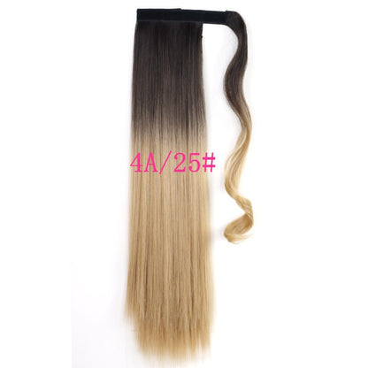 24-Inch Synthetic Ponytail Wig