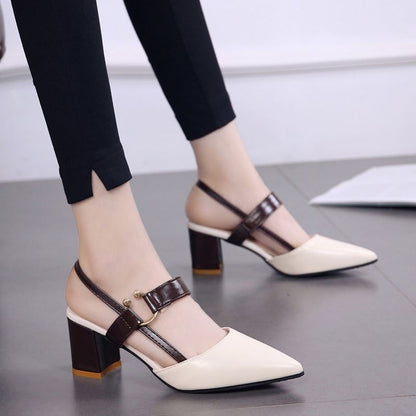 Sweet Style Sandals - Rubber Sole Buckle
