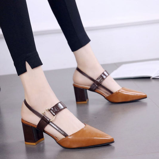 Sweet Style Sandals - Rubber Sole Buckle