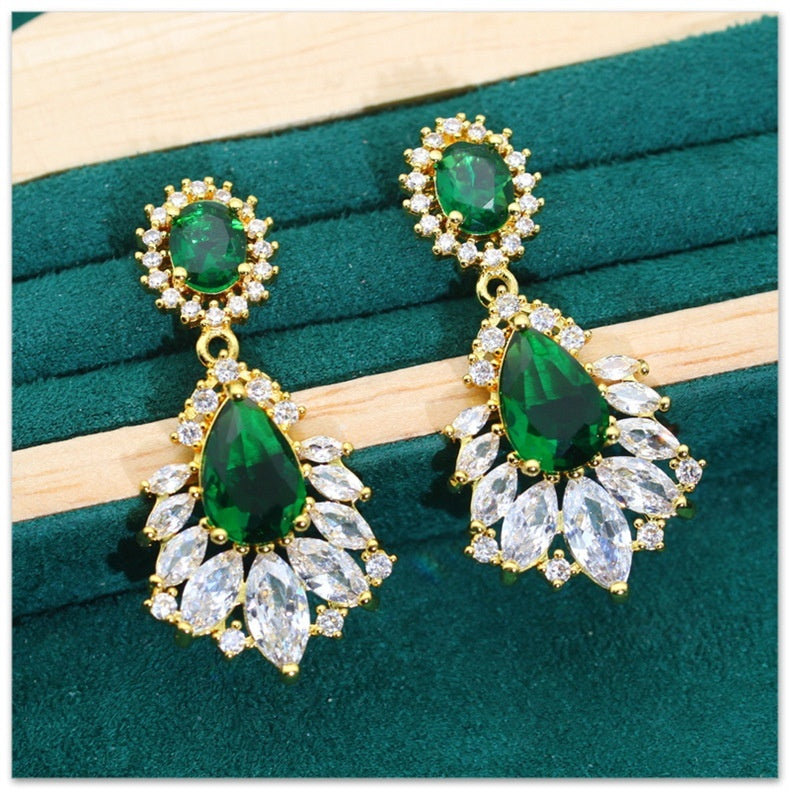 Retro Alloy Jewelry Set - 4 Pieces