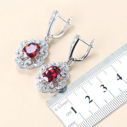 Women's Zircon Jewelry Set - Water Wave Chain