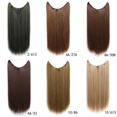 22" Invisible Wire Hair Extensions - Silky Straight
