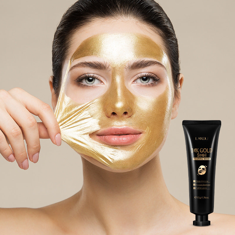 Gold Foil Snail Tear-Off Mask Hydrating The Max Mall