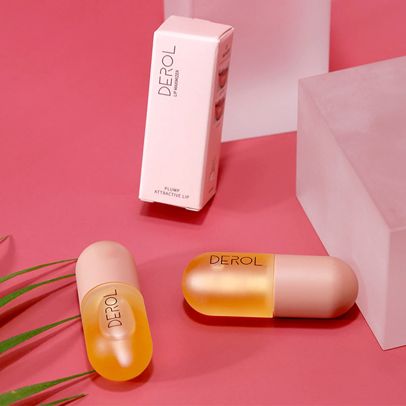 Day Night Instant Volume Lip Plumper Oil Clear Lasting Nourishing Repairing Reduce Lip Fine Line Care Lip Beauty Cosmetic The Max Mall
