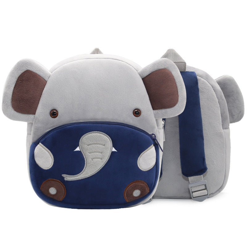 Cute Plush Backpacks Kindergarten Cartoon School Bags Children Animal Toys Bag The Max Mall