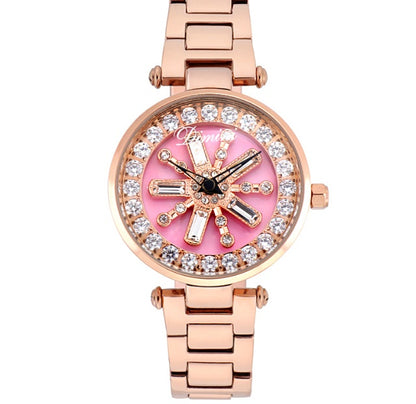Steel Quartz Watch - Butterfly Buckle