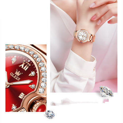 Waterproof Rose Gold Women's Watch