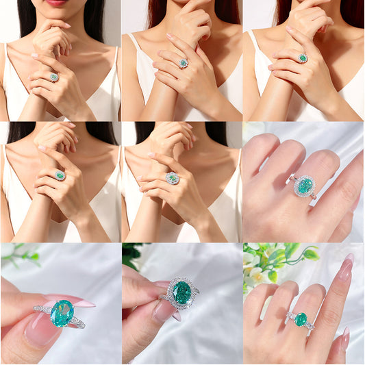 Silver Geometric Ring