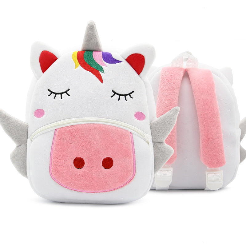 Cute Plush Backpacks Kindergarten Cartoon School Bags Children Animal Toys Bag The Max Mall