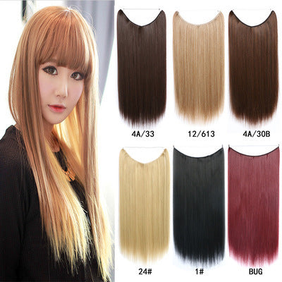 22" Invisible Wire Hair Extensions - Silky Straight