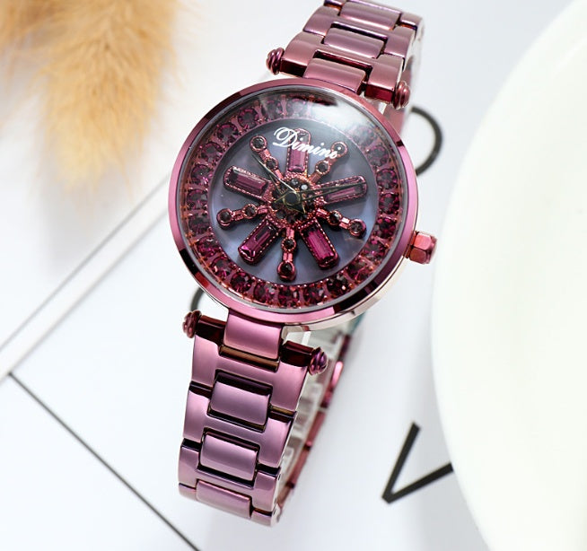 Steel Quartz Watch - Butterfly Buckle