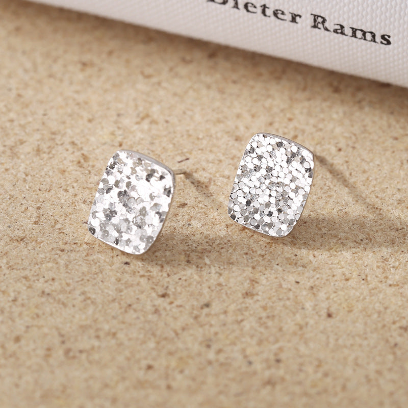 925 Silver Geometric Earrings
