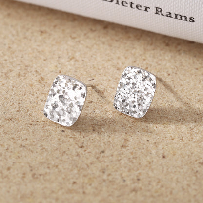 925 Silver Geometric Earrings