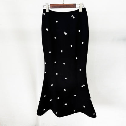 Women's Polka Dot Polyester Suit Set