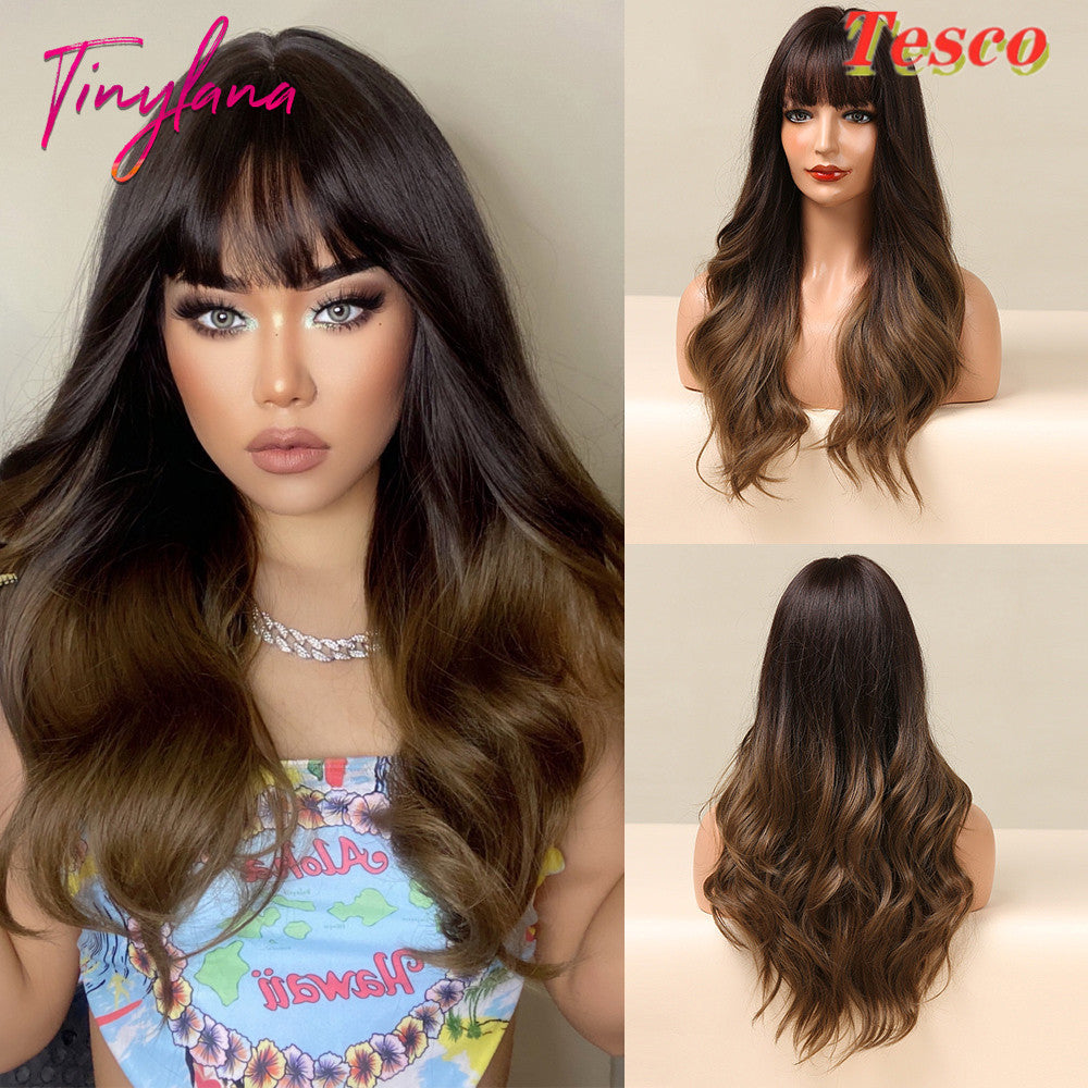 Long Black Wavy Wig