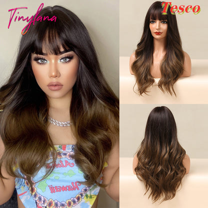 Long Black Wavy Wig