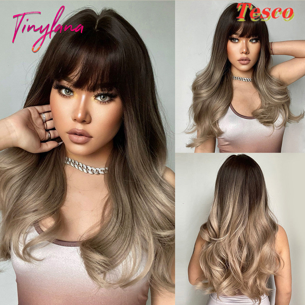 Long Black Wavy Wig